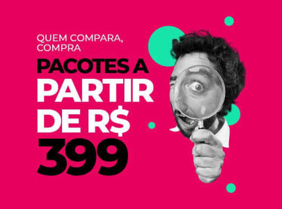 Pacotes de Viagens 2021 a Partir de R$399,00 - Diversos Destinos Incríveis!