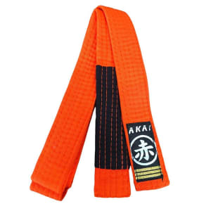 Faixa Jiu Jitsu Akai Infantil 4cm - Laranja