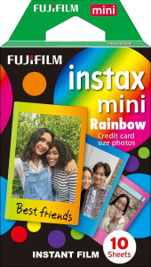 Filme Instax Mini Rainbow com 10 Fotos Fujifilm