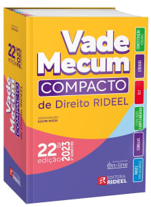 Vade Mecum Compacto De Direito Rideel - 22ª Edição (2023) Capa Comum – 11 Agosto 2023