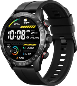 HAYLOU Solar Pro Smartwatch,1.43"AMOLED Display Bluetooth Telefone Chamada Relógio Inteligente para Homens,Assistente de Voz,IP68,Compatível com iOS e Android