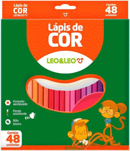 Lapis Triangular Resina Leo&Leo Leonora - 48 Cores