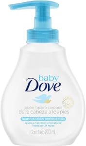 2 Unidades de Sabonete Líquido Baby Dove Hidratação Enriquecida - 200ml