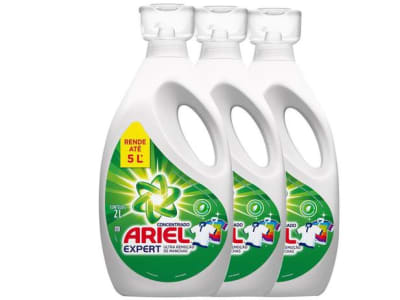 Sabão Líquido Ariel Concentrado 50 Lavagens 2L - 3 Unidades - Magazine Ofertaesperta