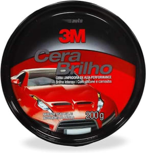 3M, Auto, Cera Brilho Intenso, Com Silicone e Carnaúba, Alta Performance, 200g, Multi-colored