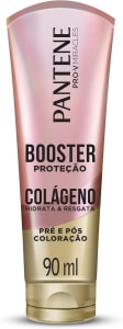 Booster Proteção Pantene Colágeno Hidrata & Resgata Pré e Pós Coloração 90ml Rosa