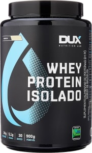 Dux Nutrition Whey Protein Isolado Baunilha - Pote 900 G