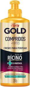 10 unidades Gold Creme Para Pentear Compridos + Fortes 280G Niely Gold (Total 10 unidades)