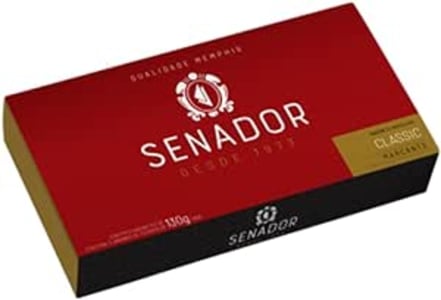 Senador Estojo Com 3 Sabonetes Classic De 130G Cada.