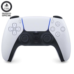 Controle Sem Fio DualSense PlayStation 5 Branco - Sony