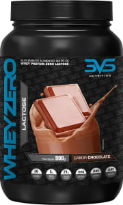 Whey Zero Lactose 900 g - 3VS Nutrition - Chocolate - Proteína Whey pura - Energia para seus treinos - Sem lactose - 21 gr de proteína por porção