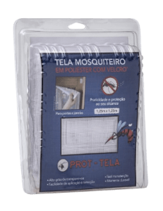 Tela Mosquiteiro Janela Protetora Branyl - 1,25x1,25m