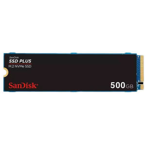 SSD SanDisk Plus 500GB NVMe M.2 2280 PCIe 3.0 2500 MB/s e 1500 MB/s - SDSSDA3N-500G-G26 - HD SSD - Magazine {{route.pmdStoreName}}Logo LuLogo Magalu