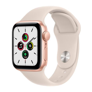 Apple Watch SE 44MM GPS, Case de Alumínio Dourado, Sport Band Estelar - MKQ53LL/A