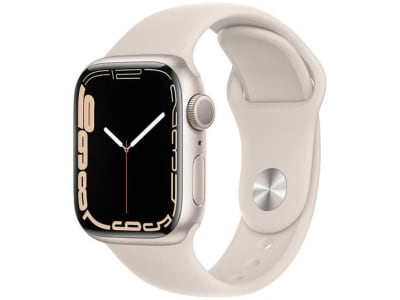 Apple Watch Series 7 41mm GPS Caixa Estelar - Alumínio Pulseira Esportiva - Magazine Ofertaesperta