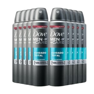 Antitranspirante Aerosol Dove Men Cuidado Total 150ml - 10Un