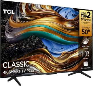 TCL LED SMART TV 50” P755 4K UHD GOOGLE TV