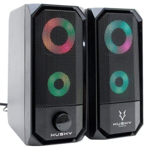 Caixa de Som Gamer Husky Gaming Storm, Preto, 6W, USB / P2, Rainbow - HGMK000 - Caixas de Som  - Magazine Ofertaesperta