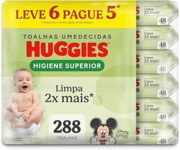 HUGGIES Lenços Umedecidos Huggies Max Clean - 288 Lenços