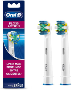 Refil Para Escova Elétrica Oral-B Flossaction - 2 Unidades, Oral-B