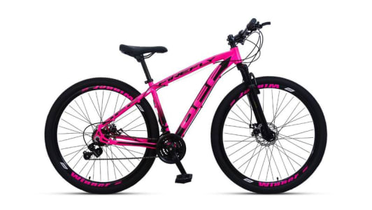 Bicicleta mountain bike aro 29 off firefly 24 marchas rosa tam.19 - Ello Bike - Bicicleta Mountain Bike - Magazine 