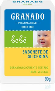 6 Unidades — Sabonete Em Barra Glicerinado Bebê 90g Granado