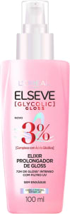 L'Oréal Paris Elseve Sérum Capilar Elixir Prolongador de Gloss Glycolic Gloss, 72 Horas de Duração, 100ml