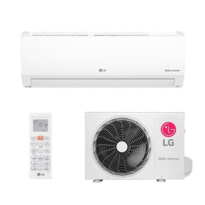 Ar Condicionado Split Inverter LG Hi Wall DUAL Voice +IA 9000 BTUs Quente Frio S3NW09AA31C