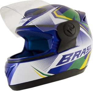 Pro Tork Capacete Evolution G6 Brasil 2019 56 Azul/Branco