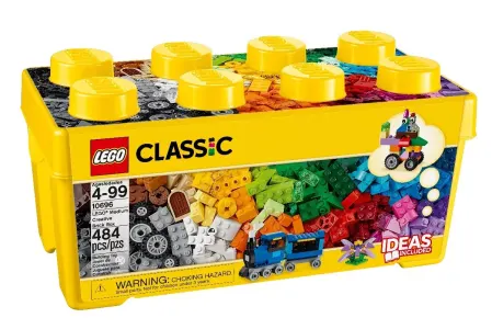 Kit Classic 10696 Caixa Média De Peças Criativas Lego Quantidade de peças 484