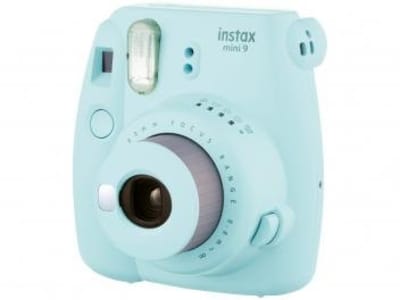 Câmera Instantânea Fujifilm Instax Mini 9 - Azul Aqua - Magazine Ofertaesperta