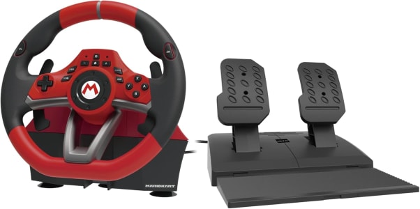 Nintendo Switch Mario Kart Racing Wheel Pro Deluxe By HORI - Officially Licensed By Nintendo