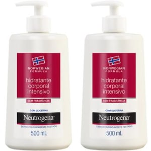 Kit com 2 Hidratantes Corporais Intensivo Neutrogena Norwegian 500ml cada