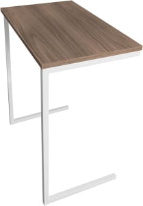 Mesa Auxiliar Strassis Design SD-3005 Metal e MDF (Branco)