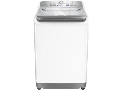 Lavadora de Roupas Panasonic NA-F120B1 - 12Kg Cesto Inox 8 Programas de Lavagem Branca - Máquina de Lavar