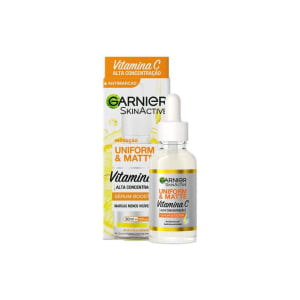 [50% de Cashback] Sérum Antimarcas Facial Garnier Uniform & Matte Vitamina C, 30ml