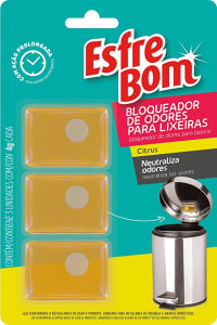 Bloqueador de Odor para Lixeira EsfreBom Linha Esfregão Bettanin Amarelo