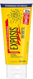 Repelente Exposis Gel Infantil, Multicor, 100ml, Tamanho Único