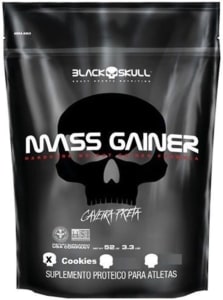 Suplemento Black Skull Mass Gainer Refil (3Kg) - Sabor Cookies And Cream