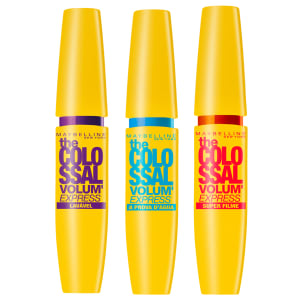 Kit Maybelline Máscara de Cílios The Colossal Lavável Preta + À Prova D'Água + Super Filme Preta - PretoKit Maybelline Máscara de Cílios The Colossal Lavável Preta + À Prova D'Água + Super Filme Preta - Preto