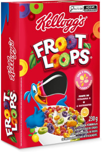 2 Caixas — Cereal Froot Loops® sabor de Frutas Kellogg's® 230g