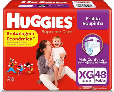 Fralda Huggies Supreme Care Roupinha XG - 48 Unidades