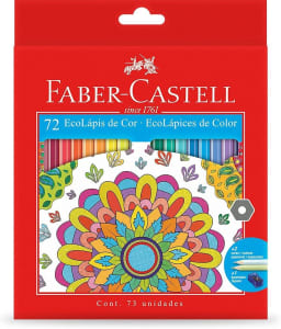 Lapis de cor, Faber-Castell, Ecolápis 72 cores