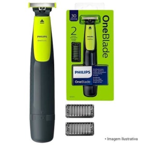 Barbeador Elétrico Philips OneBlade Qp2510/10 Bivolt - Magazine Ofertaesperta