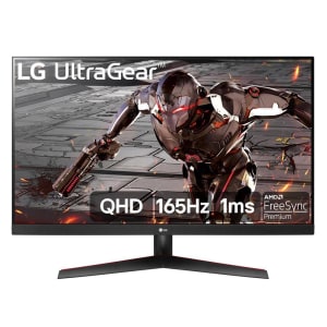 Monitor Gamer LG UltraGear 32", 165Hz, QHD, 1ms, DisplayPort e HDMI, 95% sRGB, FreeSync Premium, HDR 10, VESA, Preto - 32GN600-B