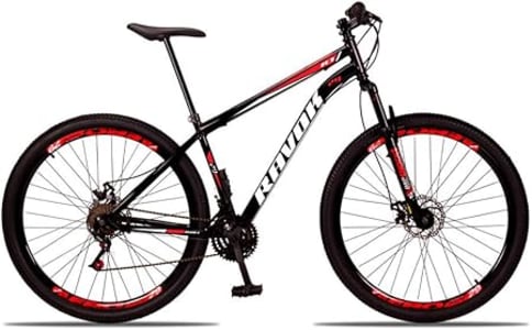 Bicicleta Aro 29 Ravok Aço Carbono 21v Cambio Shimano com Suspensão