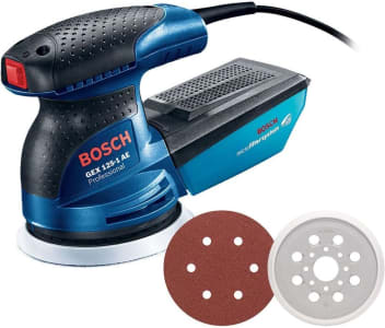 Bosch Lixadeira Roto Orbital Gex 125-1 Ae 250W 127V Com 1 Coletor De Pó