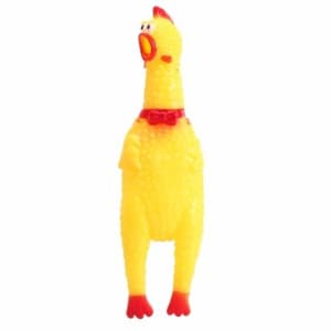 Brinquedo Pet Frango Sonoro Gritador - Grande 39cm