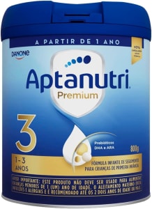 Danone Nutricia - Aptanutri Premium 3, 1-3 anos, Fórmula de Seguimento, 800g  