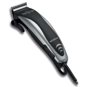 Cortador de Cabelos Mondial Hair Stylo CR-02 - Prata e Preto